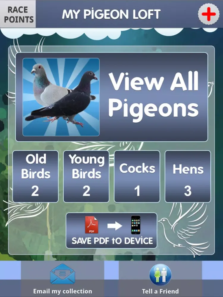 Captures d'écran de My Pigeon Loft Cloud Edition iPad 