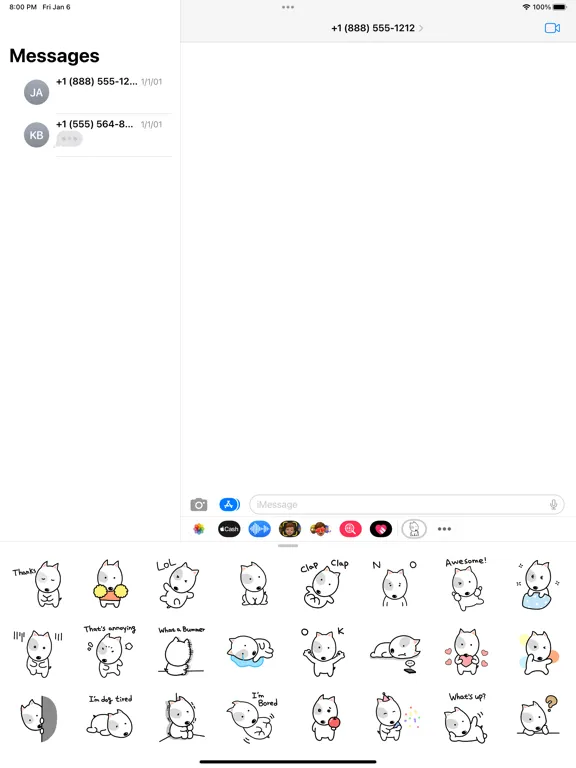 Screenshot di Cute dog Bull Terrier2 iPad 