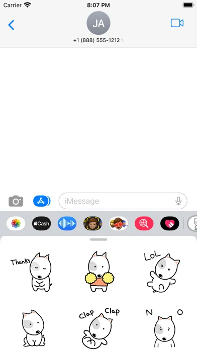 Screenshot di Cute dog Bull Terrier2