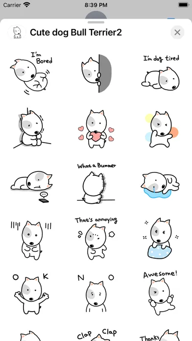 Screenshot di Cute dog Bull Terrier2