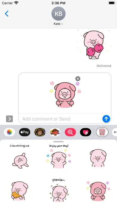 Capturas de pantalla de Cutie Lovely PinkPig2