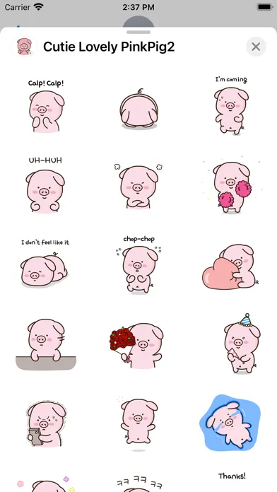 Capturas de pantalla de Cutie Lovely PinkPig2
