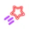 Neon Decoration Sticker