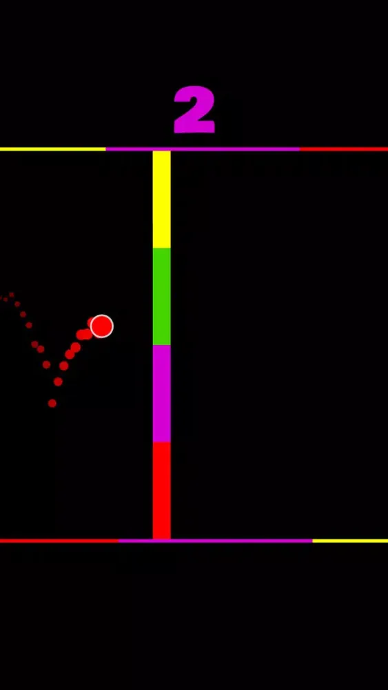 Capturas de tela do Flappy Color - Flop Ball