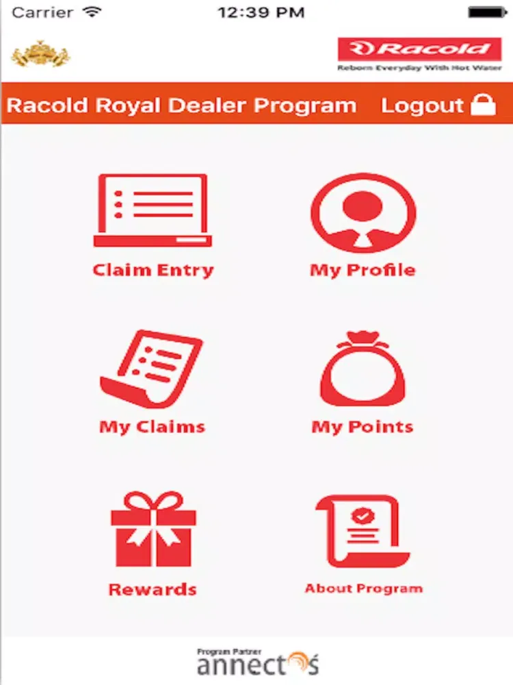 Racold Royal Club Program iPad  स्क्रीनशॉट