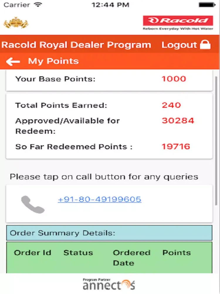 Racold Royal Club Program iPad  स्क्रीनशॉट