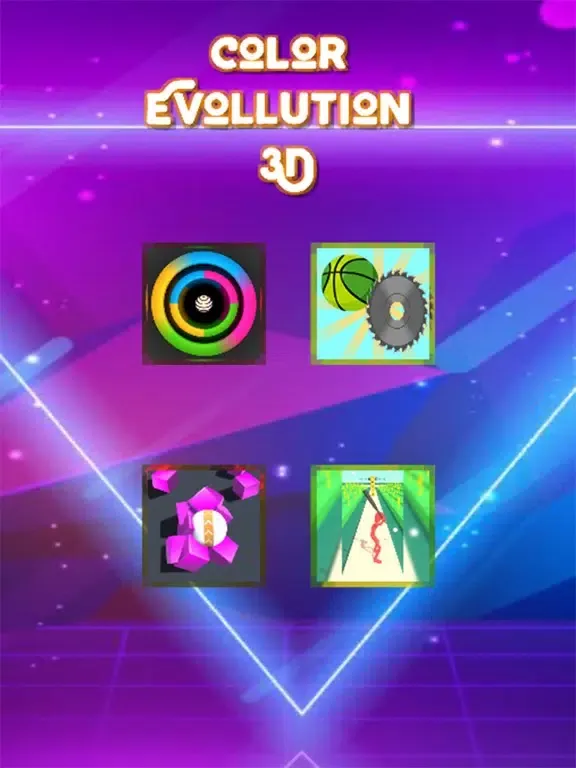 Tangkapan layar Color Evolution 3D iPad 