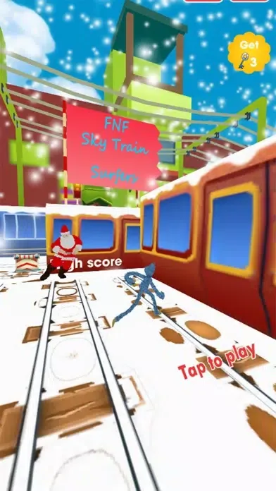 ภาพหน้าจอของ FNF Sky Train Surfers