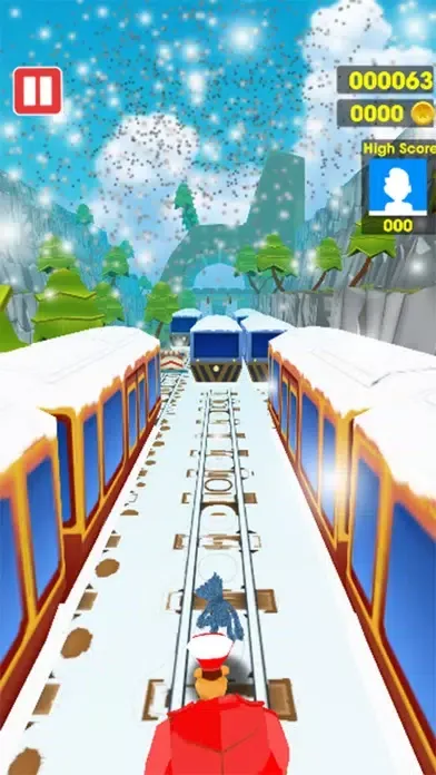 ภาพหน้าจอของ FNF Sky Train Surfers