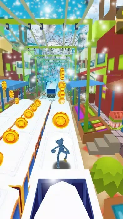 ภาพหน้าจอของ FNF Sky Train Surfers