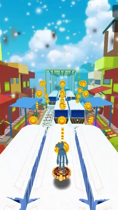 ภาพหน้าจอของ FNF Sky Train Surfers