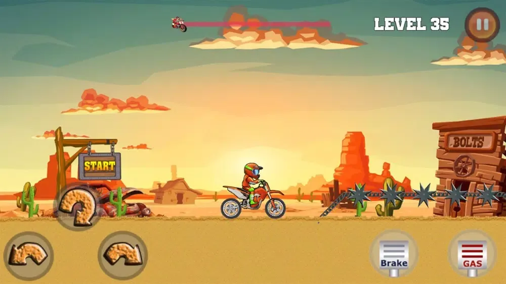 Captures d'écran de Moto XSM Hill Climb Racing