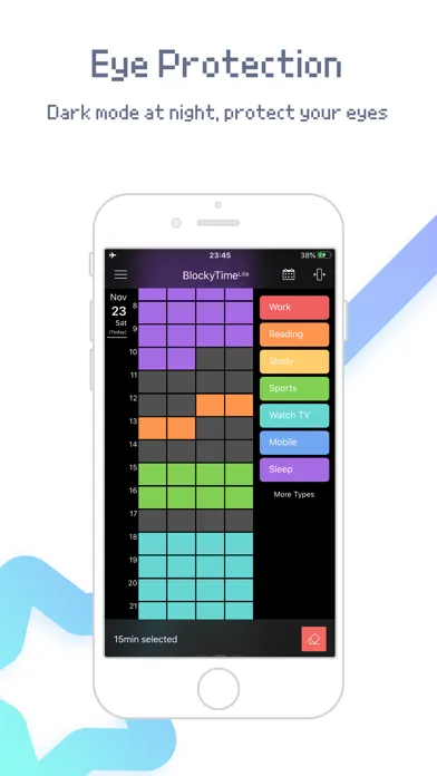 ภาพหน้าจอของ BlockyTime Lite