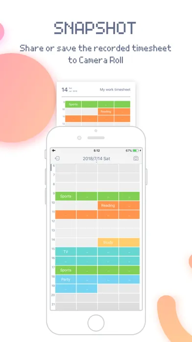 ภาพหน้าจอของ BlockyTime Lite
