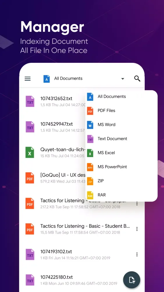 All Document Reader: Word, PDF স্ক্রিনশট