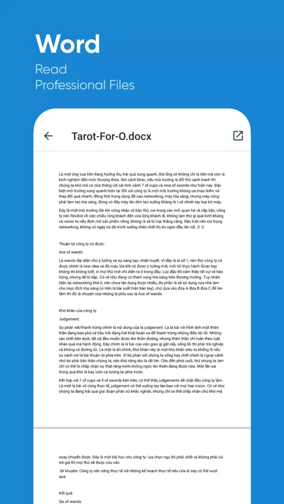 All Document Reader: Word, PDF স্ক্রিনশট