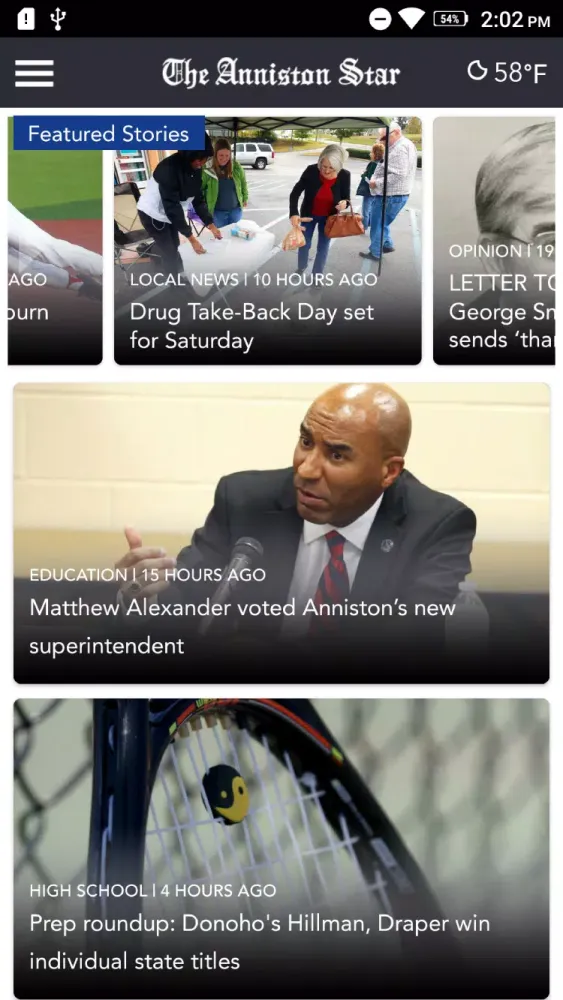 Capturas de pantalla de Anniston Star