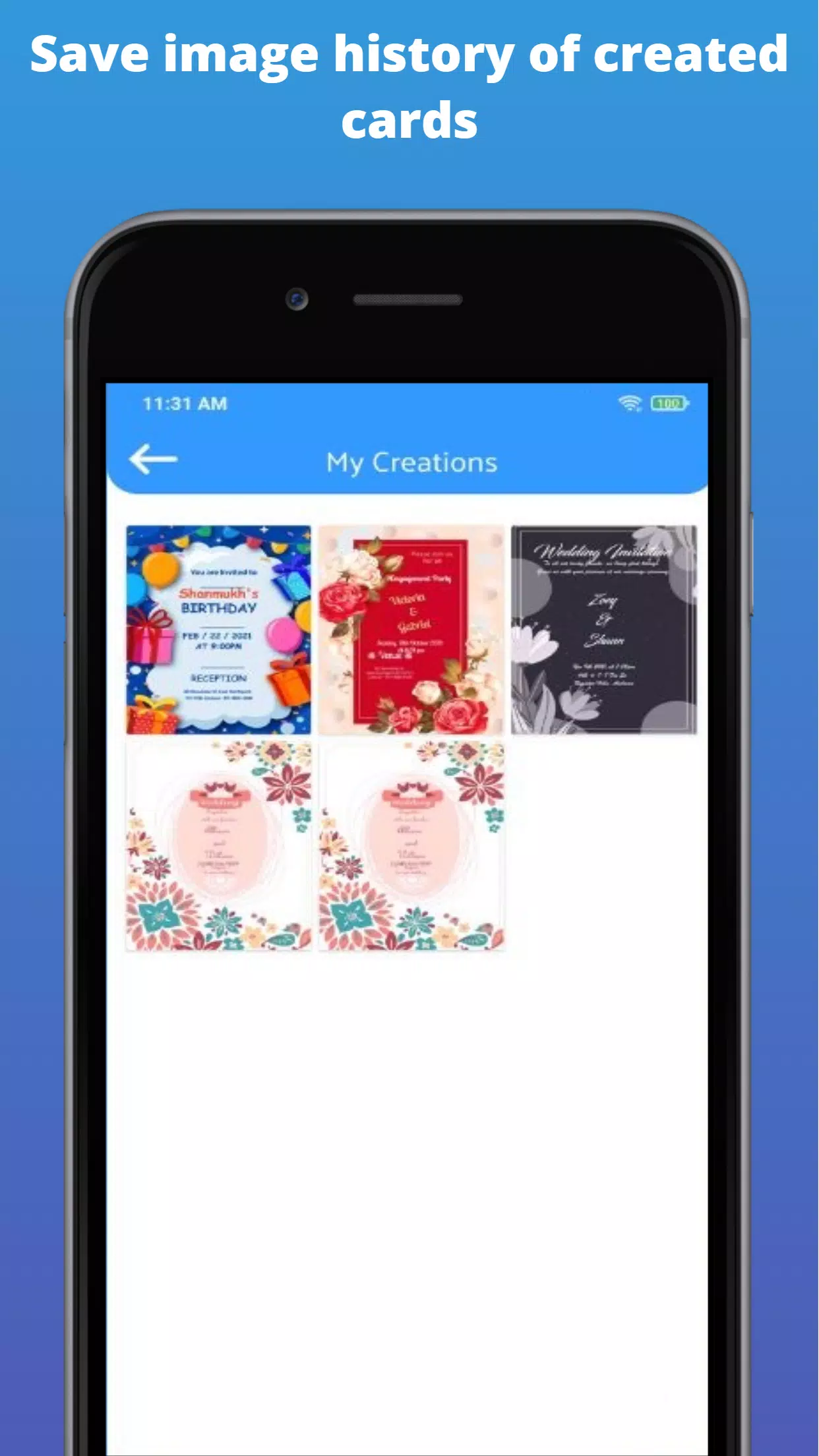 Invitation Card Maker Screenshots
