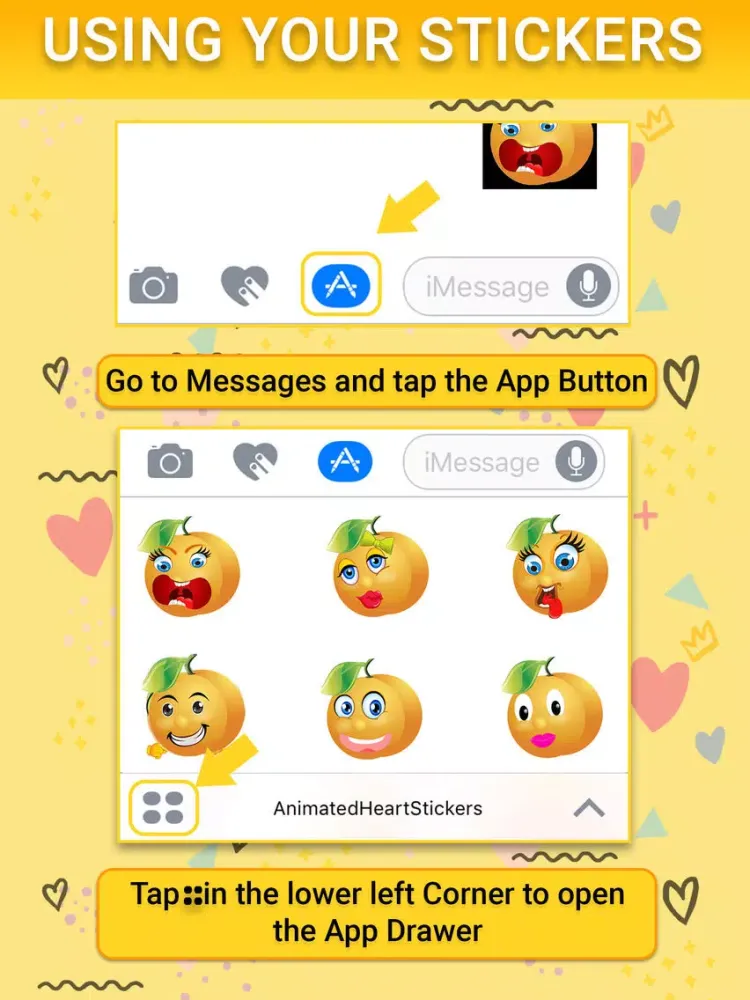Скриншоты Annoying Orange Gif & Stickers iPad 