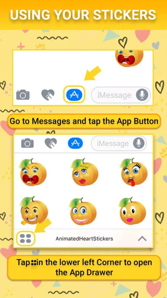 Скриншоты Annoying Orange Gif & Stickers