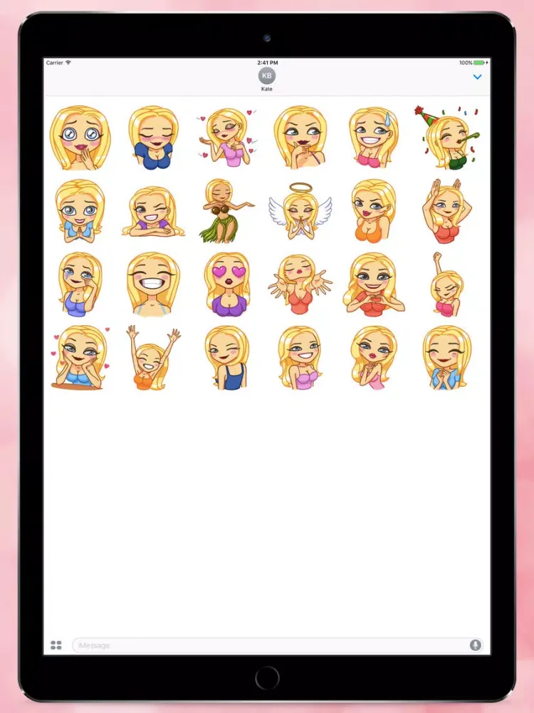 Ảnh chụp màn hình của Angel Marie Stickers iPad 