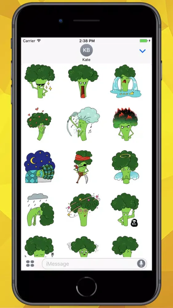 تصاویر Broccoli Stickers