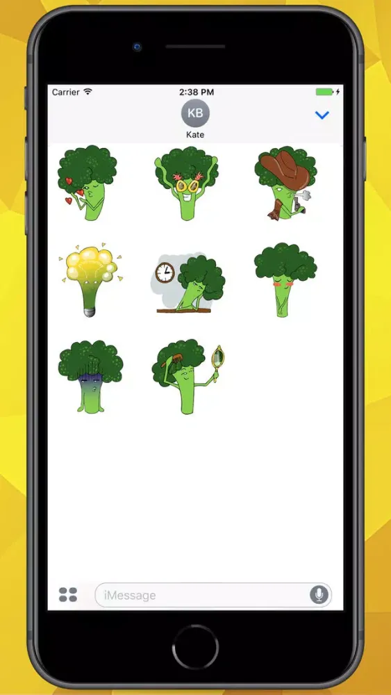 تصاویر Broccoli Stickers