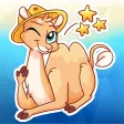 Cute Camel Stickers