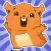 Cute Ginger Squirrel Stickers