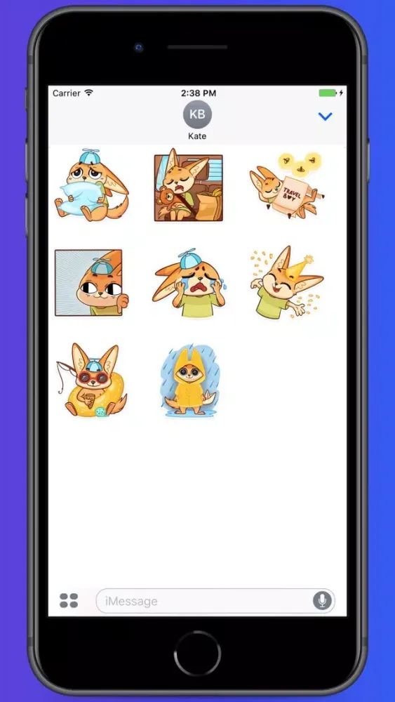 Cutie Fennec Stickers स्क्रीनशॉट