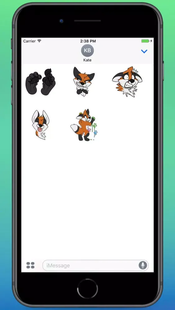 Sleepy Fox Stickers سکرین شاٹس