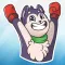 Winter Dog Stickers