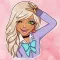 Blondie Girl Stickers