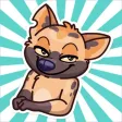 Funny Hyena Stickers