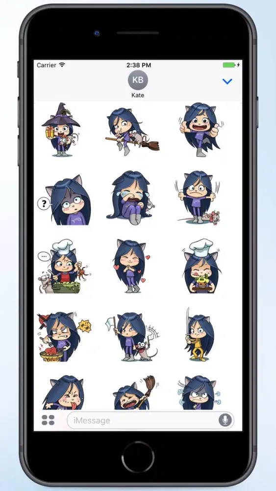 Cutie Little Witch Stickers应用截图