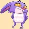 Violet Mr.Bat Stickers