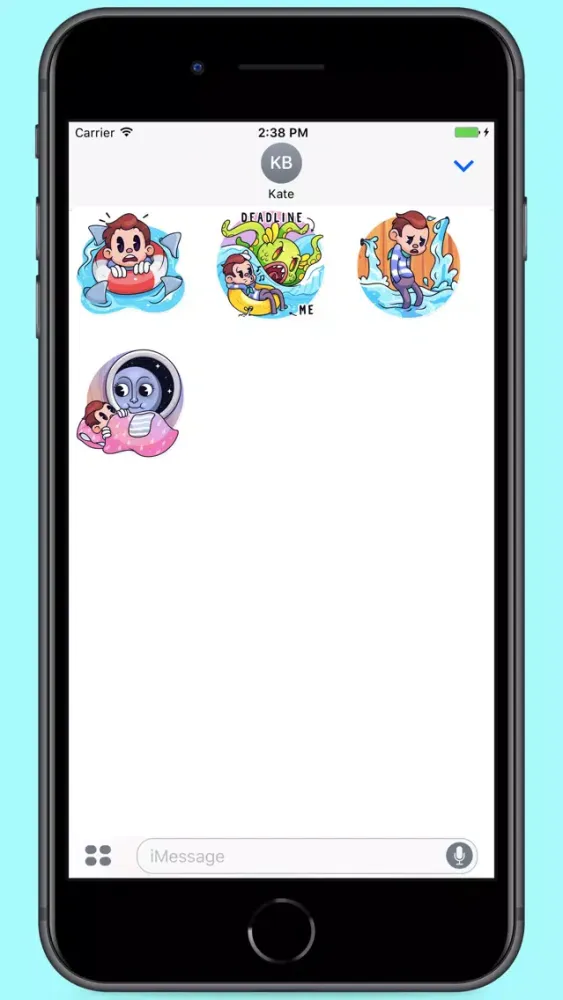 Tangkapan layar Funny Mr.Sailor Stickers