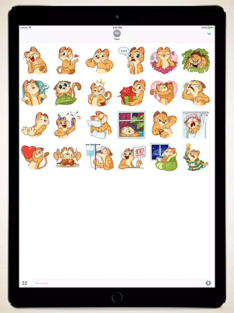 Скриншоты Orange Sunshine Stickers iPad 