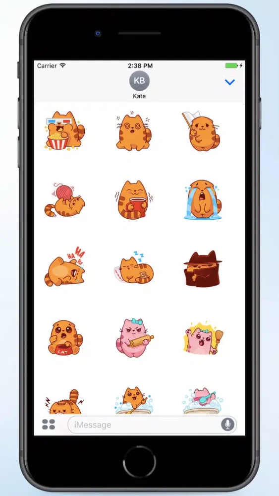 Oval Cat Stickers Screenshots