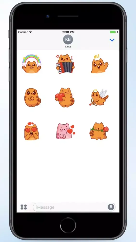 Oval Cat Stickers Screenshots
