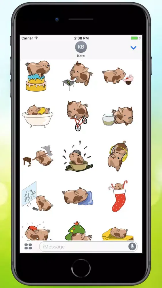 Capturas de pantalla de Cute Piggy Pig Stickers