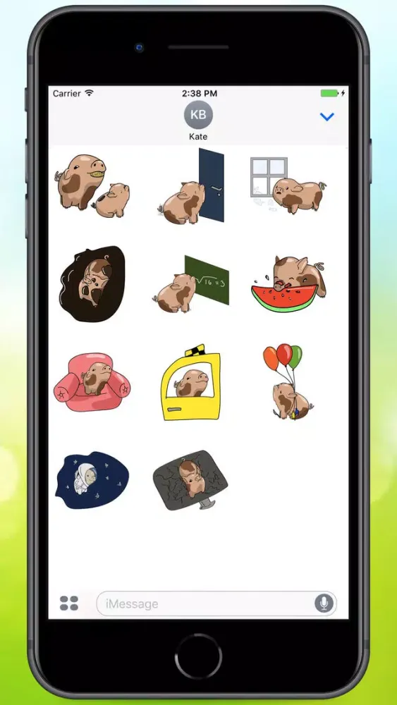 Capturas de pantalla de Cute Piggy Pig Stickers
