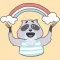 Raccoon Tom Stickers