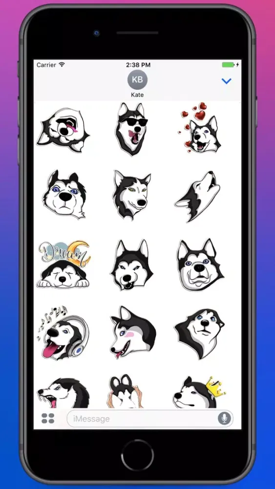 Скриншоты Goood Boy Husky Stickers
