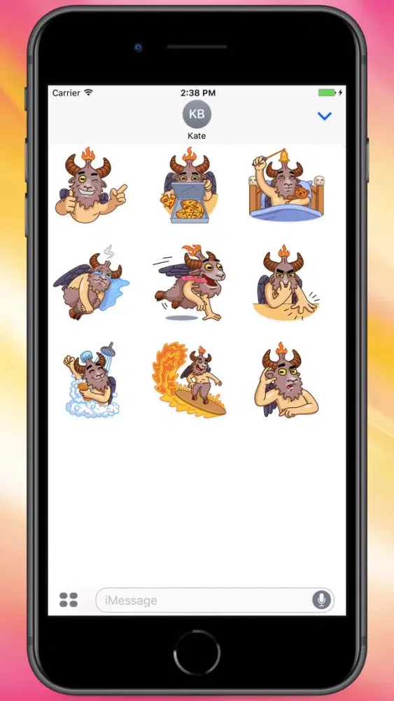 Funny Devil Stickers स्क्रीनशॉट