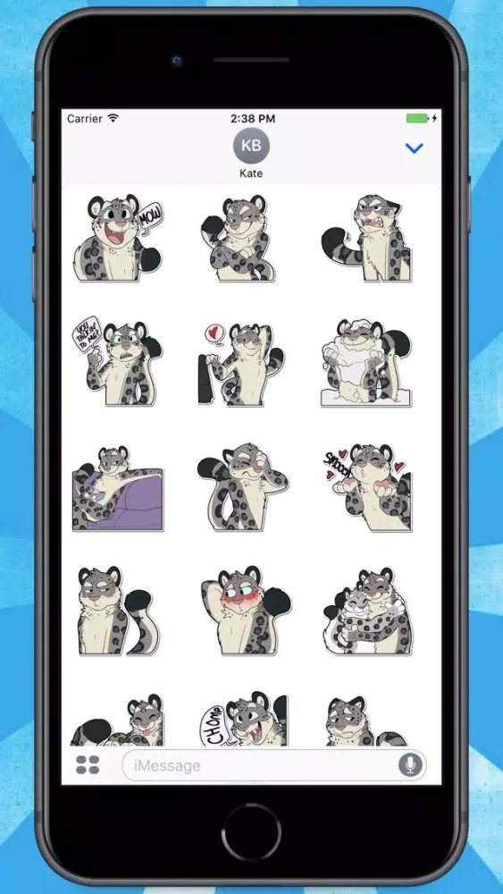 Snow Leopard Stickers Screenshots