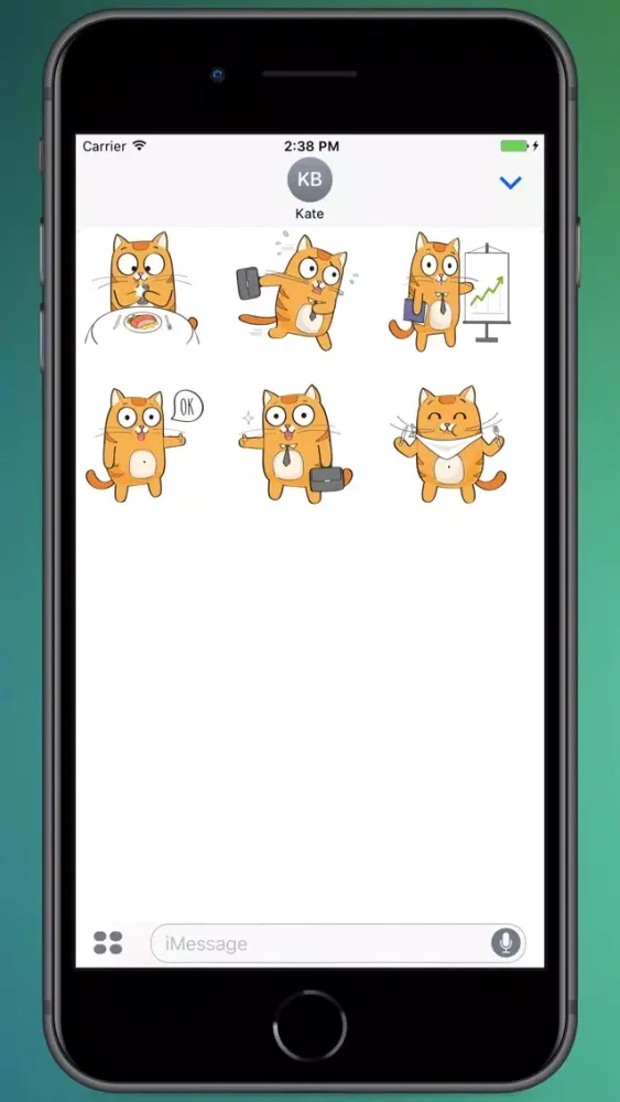 Talking Kitty Stickers应用截图