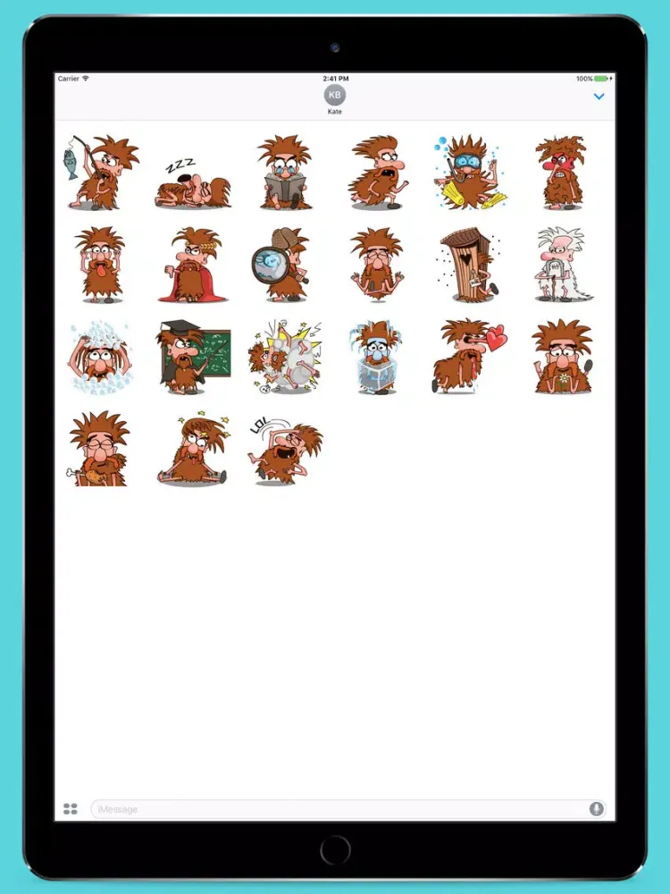 تصاویر Wildy Jack Stickers iPad 