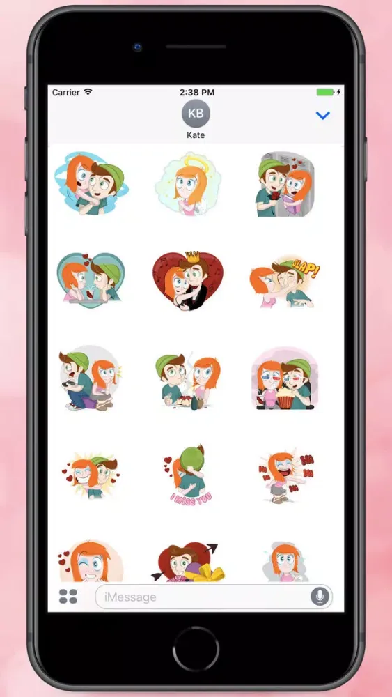 Sweet Young Love Stickers應用截圖