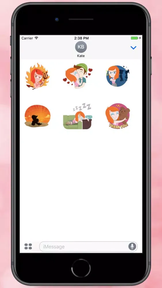 Sweet Young Love Stickers應用截圖